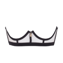 BLACK OPEN BRA